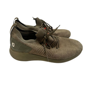 FootJoy FJ Flex XP Spikeless Golf Shoes Size 11.5 M Olive Green Outdoor Sports